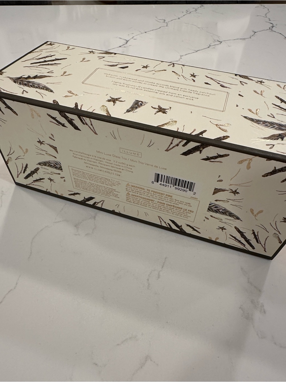 Illume Woodfire Mini Luxe Glass Trio Gift Box Set - Picture 6 of 6